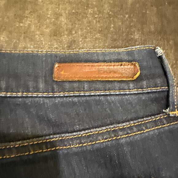 Express Jeans Women's Skinny Mid Rise Stretch Denim Blue Dark Wash Size 2S - Picture 16 of 16